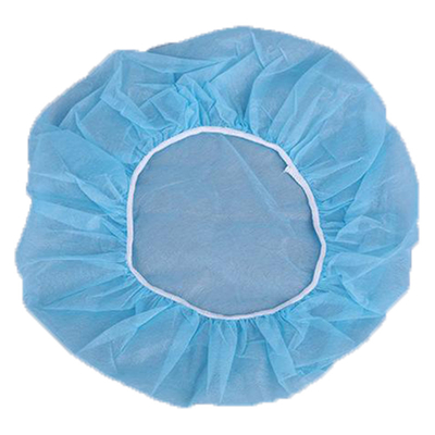 Pouce non-tissé jetable C-0101 12gsm-25gsm du rond PP/Nurse Hat Cap 24