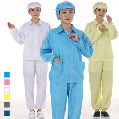 ESD Anti-Static Clean Clothes Suits Cleanroom Workwear Scratch ESD Cleanroom Anti-Static Clothes Manufacturer